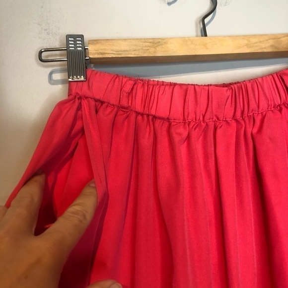 Atmosphere High Rise Bright Coral Maxi Skirt, Size S - Picture 3 of 8